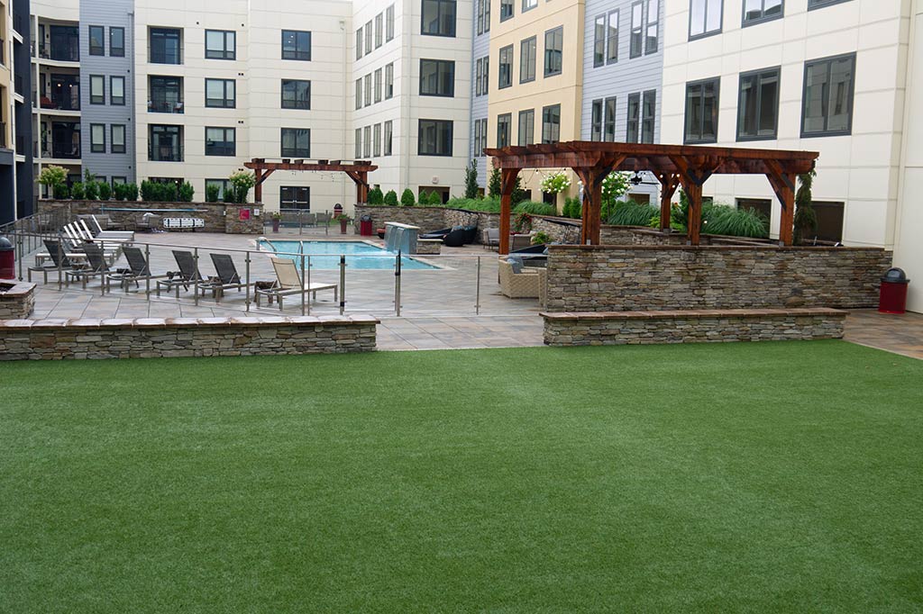 Red apartments turf