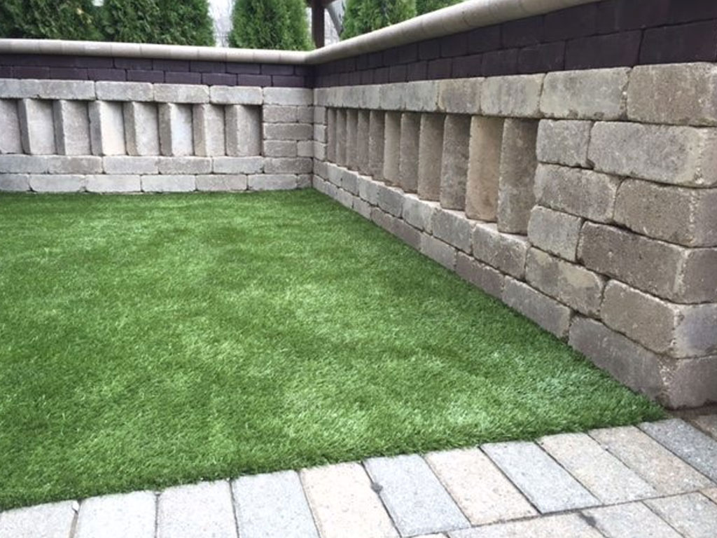 New Albany K9 Installation - k9grass new albany backyard 3