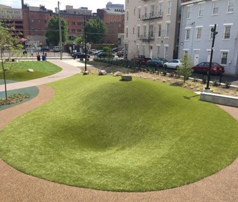 Ziegler Park - playgroundgrass ziegler park 1